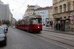 Wien Wiener Linien SL 6 (E2 4307 + c5 1507) Favoriten, Quellenstraße / Gellertplatz am 23.