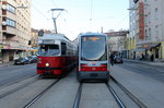 Wien Wiener Linien SL O (E1 4519 / A 26) Favoriten, Laxenburger Straße / Quellenplatz am 16.