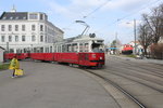 Wien Wiener Linien SL 30 (E1 4799 + c4 1313) Floridsdorf, Stammersdorf, Bahnhofplatz am 23.