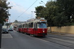 Wien Wiener Linien SL 58 (E2 4043 + c5 1443) Hietzing (13. (XIII) Bezirk), Hietzinger Hauptstraße am 26. Juli 2016.