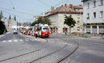 Wien WVB SL 60 (E1 4856) XIII, Hietzing, Speising, Speisinger Straße / Hermesstraße im Juli 1982.