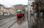 Wien Wiener Linien SL 49 (c4 1359 + E1 4538) VII, Neubau, Burggasse (Hst.