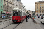 Wien Wiener Linien SL 5 (c4 1317 + E1 4795) IX, Alsergrund, Julius-Tandler-Platz (Hst.