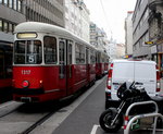 Wien Wiener Linien SL 5 (c4 1317 + E1 4795) VIII, Josefstadt, Josefstädter Straße am 17.