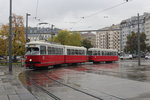 Wien Wiener Linien SL 5 (E1 4744 + c4 1329) II, Leopoldstadt, Praterstern am 20.