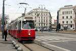 Wien Wiener Linien SL 1 (E2 4014) I, Innere Stadt, Universitätsring (Hst.