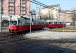 Wien Wiener Linien SL 5 (E1 4798 + c4 1313) II, Leopoldstadt, Praterstern am 14.