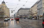 Wien Wiener Linien SL 5 (E1 4779 + c4 1315) IX, Alsergrund, Alserbachstraße / Julius-Tandler-Platz am 17.