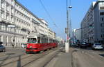 Wien Wiener Linien SL 5 (E1 4733 + c4 1337) II, Leopoldstadt, Nordbahnstraße am 14.