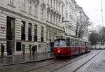Wien Wiener Linien SL D (E2 4028) IX, Alsergrund, Porzellangasse (Hst.