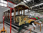 Der 1898 gebaute Salonwagen III ist hier Anfang September 2019 im Historama Ferlach zu sehen.