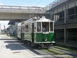 Am 09.08.2019 fuhr TW 121 mit Beiwagen  60B als Sommerbim.