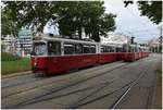 E1 Strassenbahnen beim Westbahnhof.