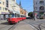 Wien Wiener Linien SL 41 (E2 4025 + c5 1425) XVIII, Währing, Weinhaus, Gentzgasse / Simonygasse am 29.