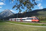 4024 070-7 als S 2 (Ötztal - Jenbach) bei Flaurling, 06.10.2018.