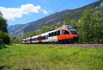 4024 025-1 als REX 5389 (Landeck-Zams - Innsbruck Hbf) bei Haiming, 01.06.2019.