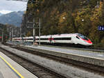 Ein ganz seltener Gast schaute im Herbst 2019 hin und wieder mal auf der Arlbergbahn vorbei im Rahmen von Testfahrten.