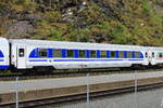 Ein Liegewagen der kroatischen Staatsbahnen Bcee eingereiht im stark verspäteten EN 40414 von Zagreb Glavni kolodvor nach Zürich HB beim Zwischenhalt in Imst-Pitztal.