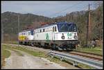 Am 23.03.2019 schleppte die 1142.578 die 1142.562 als Lokzug nach Übelbach.