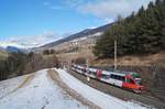 4024 025-1 als S 3 (Hall in Tirol - Steinach in Tirol) bei Mühlbachl, 31.01.2020.