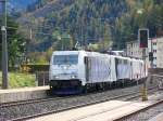  BR 185 662-4, BR 139 177-0, BR 186 102-0 & BR 186 110-3 mit einem Gterzug aus Italien in Richtung Innsbruck, im Bahnhof Steinach in Tirol.
