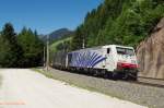 189 914 und 189 xxx von Lokomotion mit Klv am 02.08.2013 in Gries am Brenner gen Brennero.