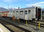 Abgestellter Citty-Shuttle-Wagen im Bahnhof Lienz, 20.1.2015