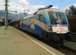 1116 251-0  Ski Austria  (ohne Stammgarnitur) mit railjet 531 (Wien Hbf - Lienz) am 24.3.2015 in Lienz.