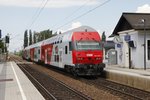 Steuerwagen 85-33 018 als REX durchfährt am 29.07.2016 dir Haltestelle Zeiselmauer - Königstetten.