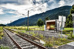 Blick auf die Haltestelle Waidegg, am zur Zeit noch eingestellten Teil der Gailtalbahn.
Aufgenommen am 14.7.2018.

<a href= http://www.gailtalbahn.at/  rel= nofollow >www.gailtalbahn.at/</a>
<a href= https://www.gailtalbahn.at/show_content.php?sid=46  rel= nofollow >www.gailtalbahn.at/show_content.php?sid=46</a>
<a href= https://www.facebook.com/vereingailtalbahn/  rel= nofollow >www.facebook.com/vereingailtalbahn/</a>