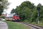 WLB 83 (A-WLC 92 81 2064 403-6) am 01.September 2019 mit dem SR 17231 (Wien Meidling - Waldmühle Lst.) auf der Kaltenleutgebener Bahn beim Strecken-Km 1,1.