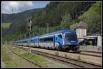 Steuerwagen 80-91.004 als Railjet in wartberg im Mürztal am 2.07.2020.