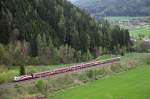 1116 249 als RJ657 bei Kindberg am 27.04.2013