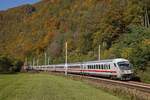 DB - Wendezug als EC217 zwischen Bruck/Mur und Pernegg am 16.10.2017.