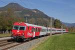 Steuerwagen 80-73 006 als IC515 bei Frohnleiten am 18.10.2017.