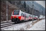 4744 540 zwischen Pernegg und Bruck an der Mur am 7.02.2018.