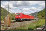 185 264 + 185 272 mit Güterzug bei Mixnitz am 10.05.2019.