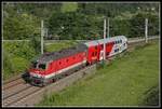 Am 23.06.2020 wurde ein Steuerwagen von einem Doppelstockzug von Villach nach Graz überstellt.