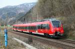 Zurzeit werden in sterreich Probefahrten mit Talent II Triebwagen der DB Reihe 2442 durchgefhrt.