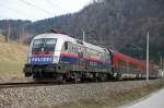 1116 250 ist am 8.04.2013 als RJ750 in Bruck/Mur belstein zu sehen.