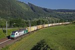 183 717 mit Güterzug in Bruck/Mur Übelstein am 23.06.2016.