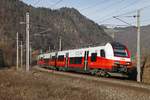 4746 009 als S1 zwischen Bruck/Mur und Pernegg am 7.12.2016.