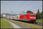 101 011 mit IC719 bei Niklasdorf am 12.06.2019.