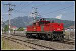 1063 027 als Lokzug bei Bruck / mur am 19.06.2019.