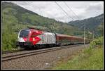 1116 200 mit RJ535 bei Oberaich am 4.06.2020.