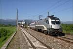 1016 034 fhrt mit IC 534  sterreichischer Stdtebund  von Villach nach Wien Meidling.