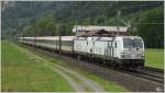 Vectron 193 922 und 193 901 ziehen EC 102  Polonia  (Villach - Warschau) durch das Murtal.