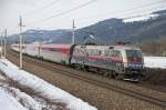 1116 250 als Railjet534 bei Niklasdorf am 10.02.2013