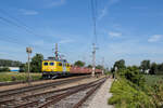 Am 15.06.2021 war die 1110.524 der Regiobahn mit dem bekannten Schlackezug unterwegs.