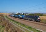 Mit dem 43947 ist am 13.10.2013 die ES 64 U2 098
in Katzbach durchgefahren.